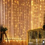 Cortina de luz LED de 2m